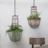Nkuku Planters & Vases Abari Caged Hanging Planter 2 Nkuku Planters & Vases Abari Caged Hanging Planter