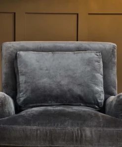 Nkuku Abe Velvet Armchair - Moss Living Room