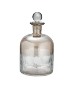 Nkuku Tableware Abeeko Decanter - Aged Gold