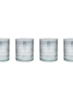 Nkuku Abeeko Tumbler - Smoke (Set Of 4) Tableware 7 Nkuku Abeeko Tumbler - Smoke (Set Of 4) Tableware