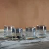 Nkuku Abeeko Tumbler - Smoke (Set Of 4) Tableware