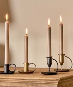 Nkuku New Arrivals Ada Iron Candlestick - Antique Black 8 Nkuku New Arrivals Ada Iron Candlestick - Antique Black