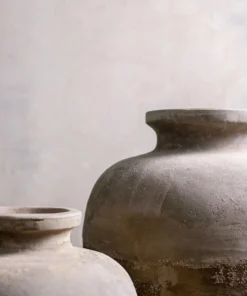 Nkuku Small Affiti Clay Tapered Pot Home Accessories