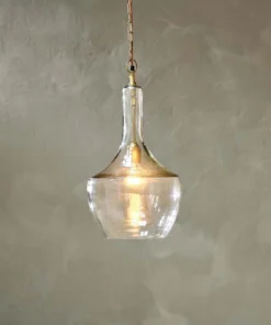 Nkuku Agatarla Glass Pendant - Small Hallway & Bootroom