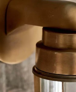 Nkuku Outdoor Lighting Ajan Brass Outdoor Light - Brass