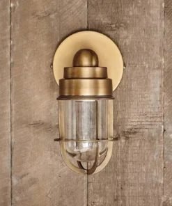 Nkuku Outdoor Lighting Ajan Brass Outdoor Light - Brass