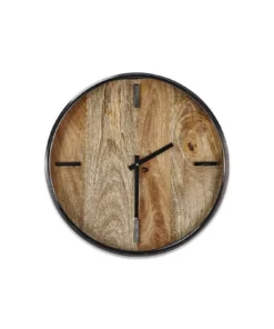 Nkuku Alomi Mango Wood Clock