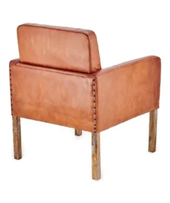 Nkuku Amari Leather Occasional Chair 17 Nkuku Amari Leather Occasional Chair