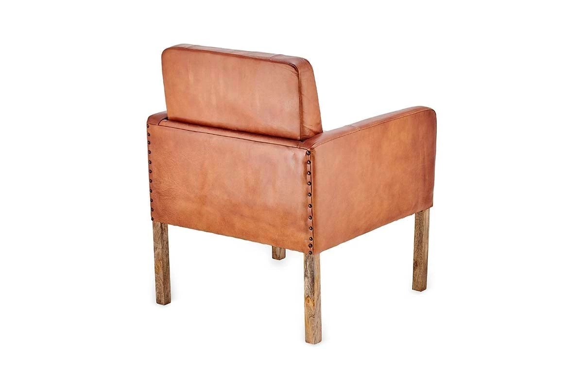 Nkuku Amari Leather Occasional Chair 10 Nkuku Amari Leather Occasional Chair
