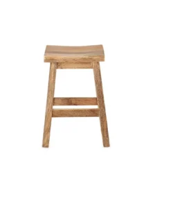 Nkuku Ambi Wooden Stool - Short