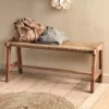 Nkuku New Arrivals Amhara Acacia & Jute Woven Bench 1 Nkuku New Arrivals Amhara Acacia & Jute Woven Bench
