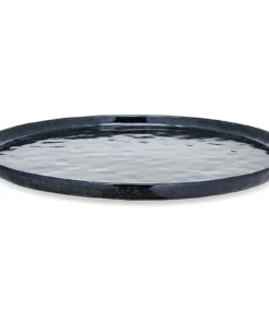 Nkuku Amina Dinner Plate - Sea Grey