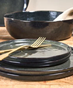 Nkuku Amina Serving Bowl - Sea Grey - Large New Arrivals