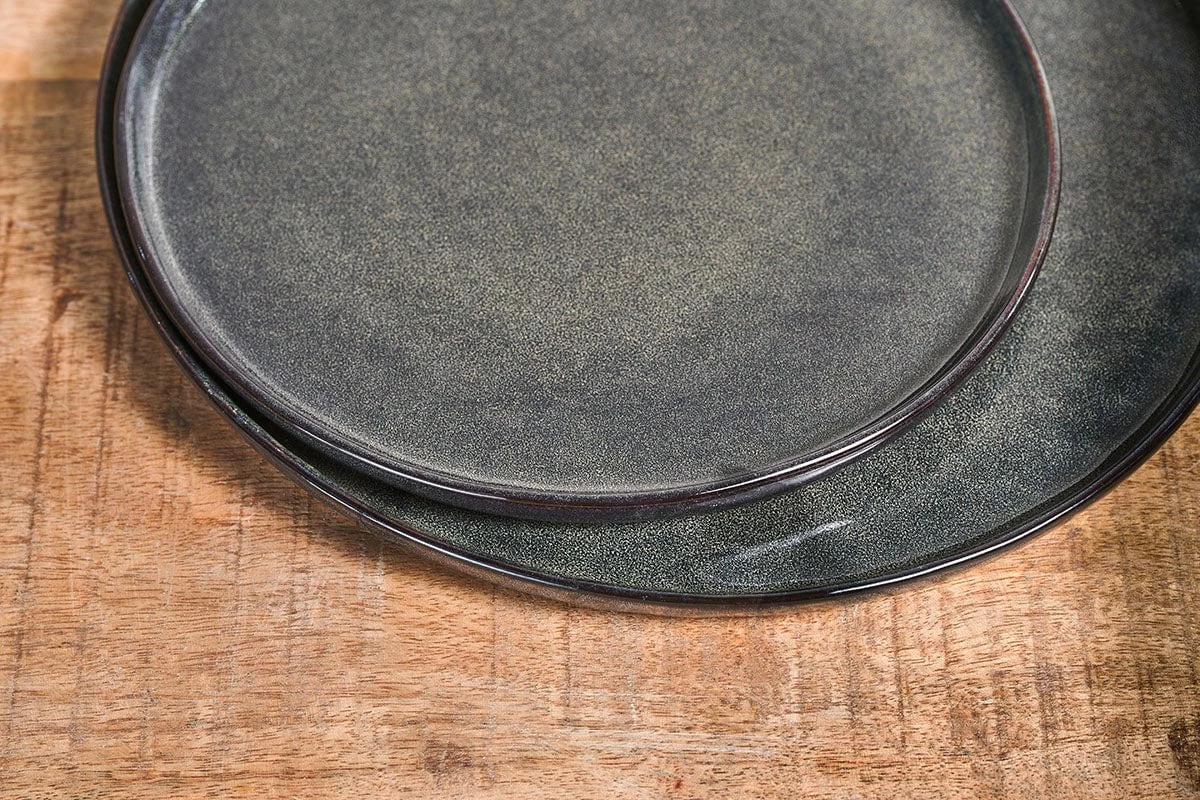 Nkuku Amina Side Plate - Sea Grey 4 Nkuku Amina Side Plate - Sea Grey