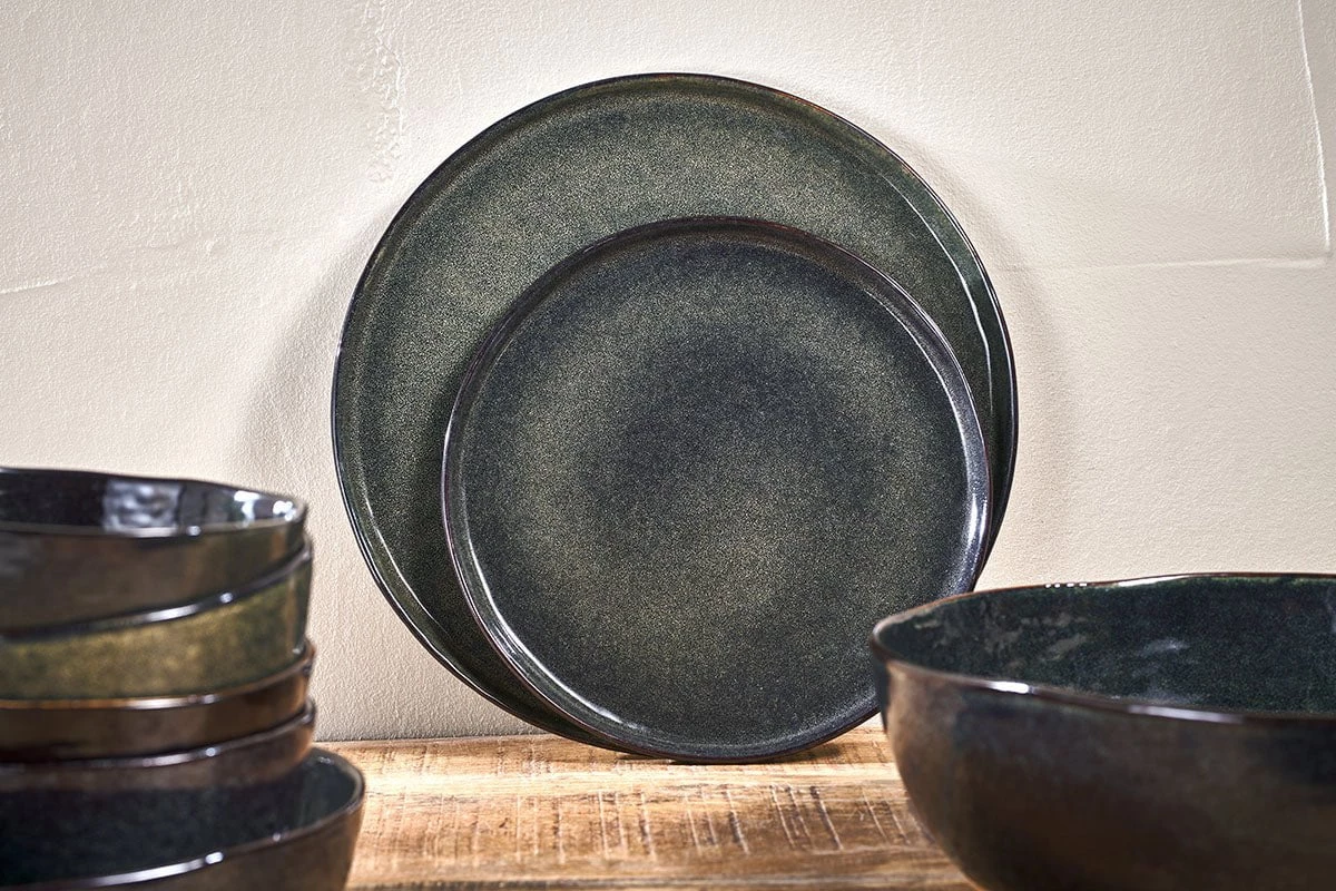 Nkuku Amina Side Plate - Sea Grey 5 Nkuku Amina Side Plate - Sea Grey