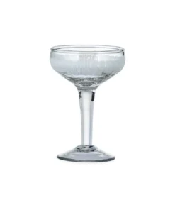 Nkuku Tableware Anara Etched Cocktail Glass - Clear (Set Of 4)