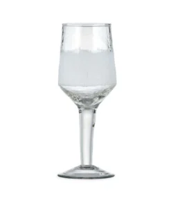 Nkuku Tableware Anara Etched Wine Glass - Clear - Small (Set Of 4)