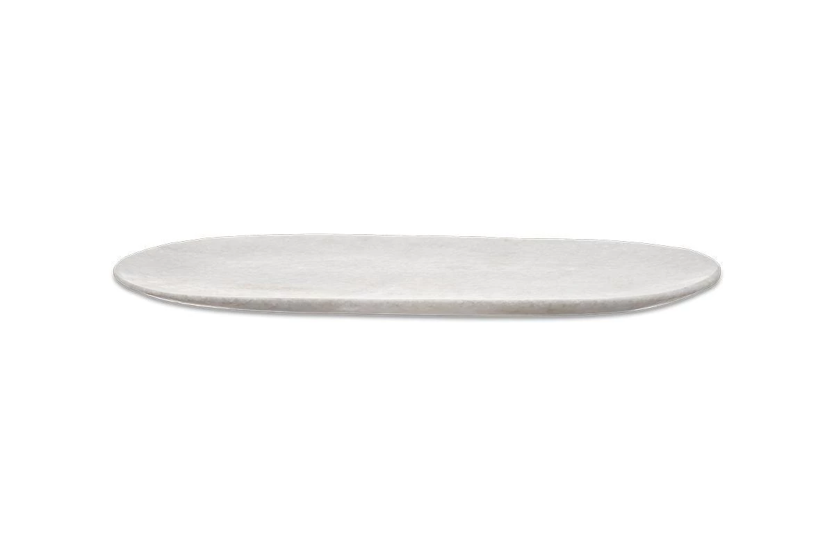 Nkuku Serveware Arjun Marble Platter - White 5 Nkuku Serveware Arjun Marble Platter - White