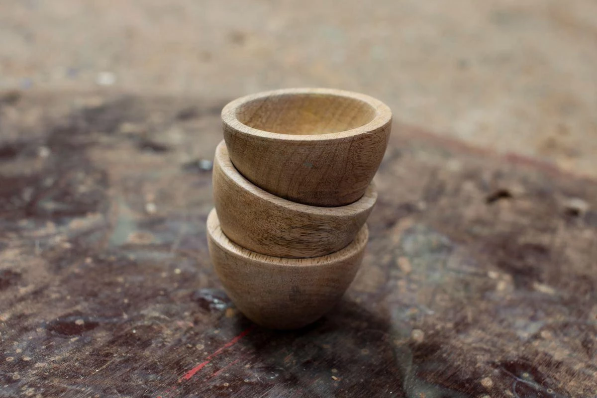 Nkuku Artisan Mini Bowls (Set Of 3) Tableware 3 Nkuku Artisan Mini Bowls (Set Of 3) Tableware