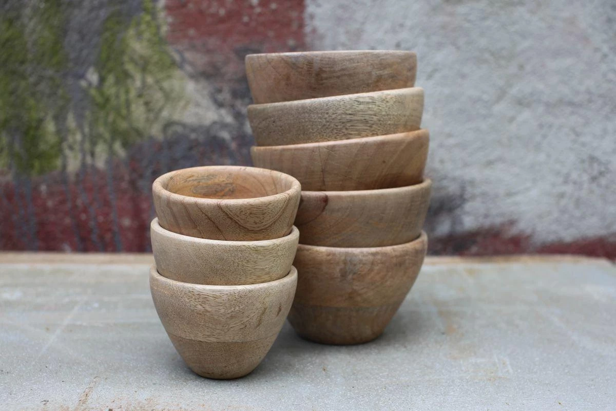 Nkuku Tableware Artisan Nibble Bowl (Set Of 2) 3 Nkuku Tableware Artisan Nibble Bowl (Set Of 2)