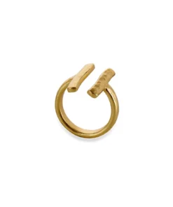 Nkuku Atili Double Bar Ring Band Jewellery Gifts
