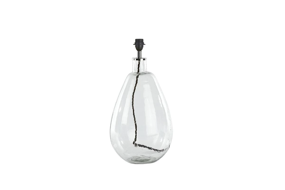 Nkuku Baba Clear Glass Lamp - Large Tall Living Room 5 Nkuku Baba Clear Glass Lamp - Large Tall Living Room