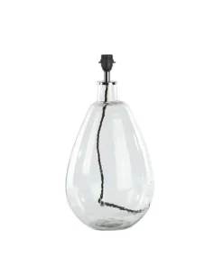 Nkuku Baba Clear Glass Lamp - Small Tall