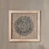 Nkuku Home Accessories Baliem Circular Block Print Artwork