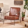 Nkuku Balsasan Leather Armchair