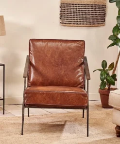 Nkuku Balsasan Leather Armchair