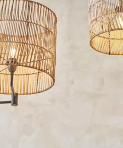 Nkuku Banso Wicker Lampshade - Medium