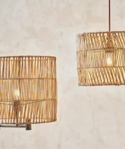 Nkuku Banso Wicker Lampshade - Medium 9 Nkuku Banso Wicker Lampshade - Medium