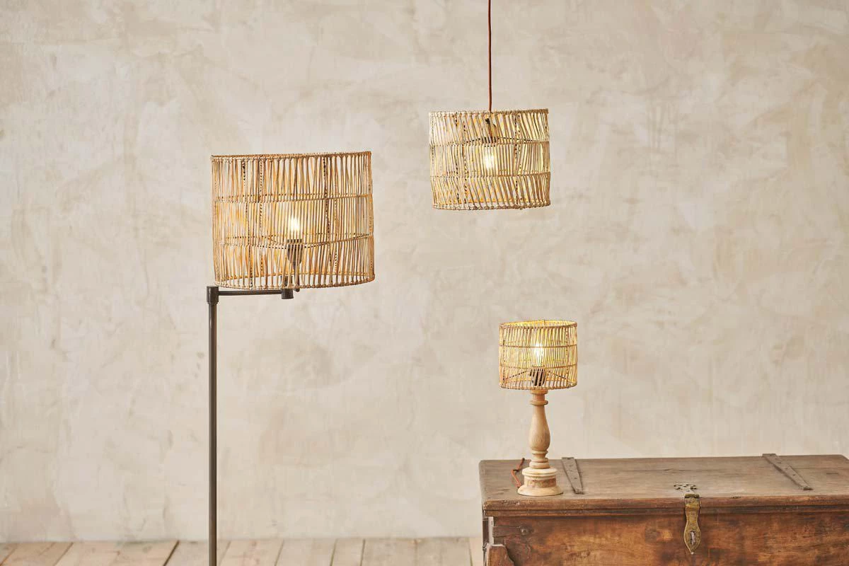 Nkuku Banso Wicker Lampshade - Medium 6 Nkuku Banso Wicker Lampshade - Medium