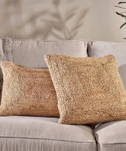 Nkuku Barjora Braided Hemp Cushion Cover
