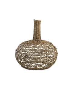 Nkuku Beru Rattan Lampshade - Large Conical Bedroom