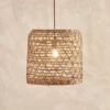 Nkuku Beru Rattan Lampshade - Large Cylinder 1 Nkuku Beru Rattan Lampshade - Large Cylinder