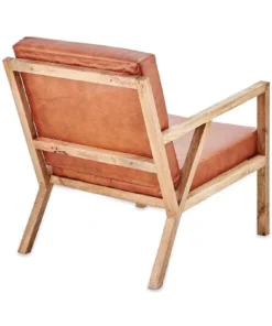 Nkuku New Arrivals Bolpur Leather Armchair