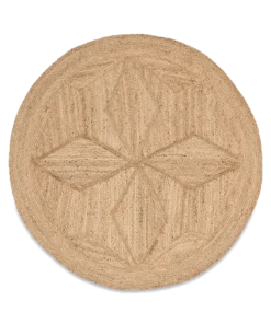 Nkuku Braided Hemp Patterned Rug