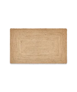 Nkuku Braided Hemp Rug - Natural