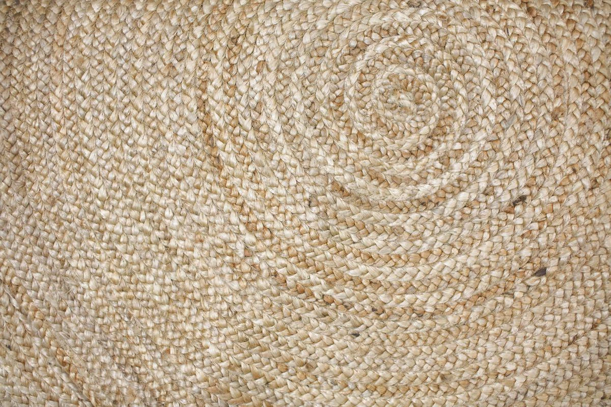 Nkuku Home Accessories Braided Hemp Rug - Round 4 Nkuku Home Accessories Braided Hemp Rug - Round