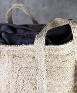 Nkuku Braided Hemp Storage Basket - Natural Soft Furnishings