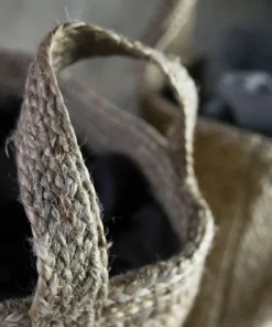 Nkuku Braided Hemp Storage Basket - Natural Soft Furnishings