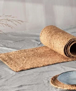 Nkuku Braided Hemp Table Runner Hemp Rugs & Accessories