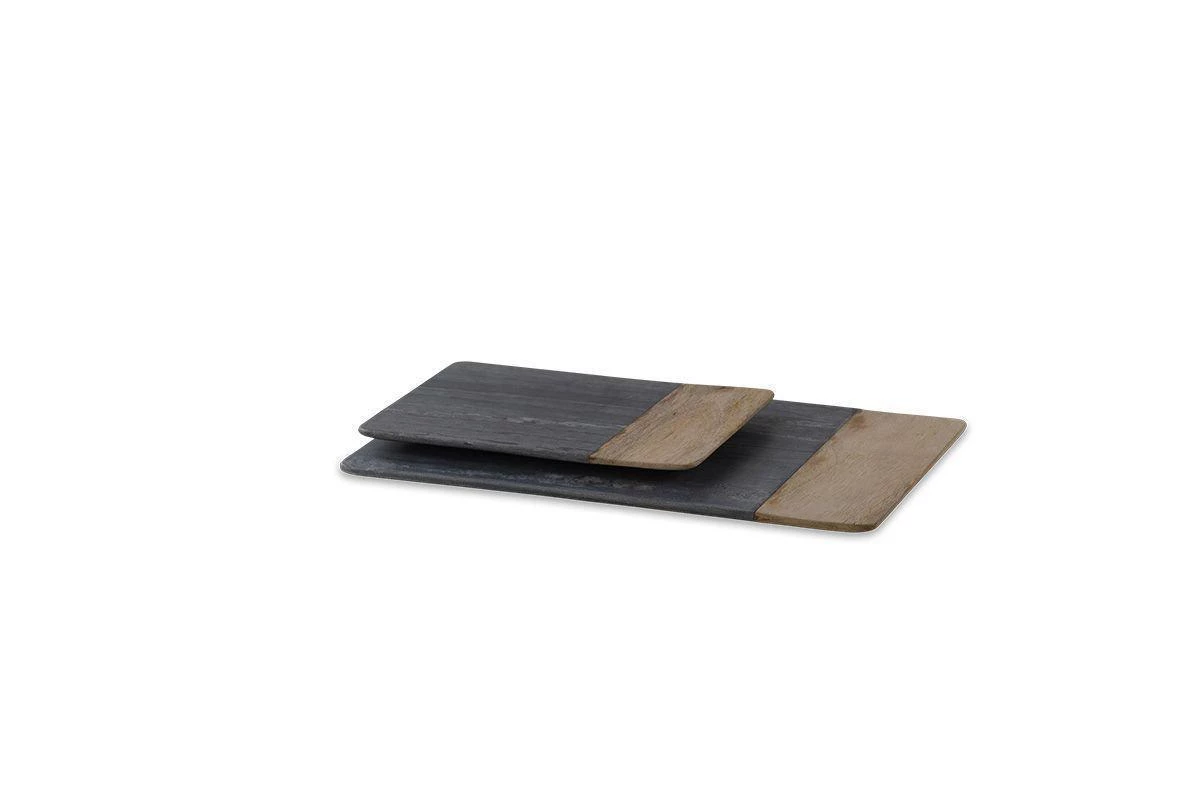 Nkuku Serveware Bwari Long Marble Board - Grey 6 Nkuku Serveware Bwari Long Marble Board - Grey