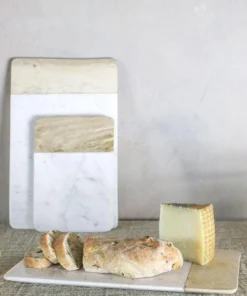 Nkuku Bwari Long Marble Board - White