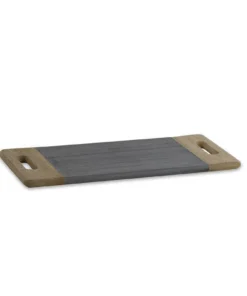 Nkuku Serveware Bwari Marble Platter - Grey