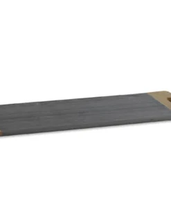 Nkuku Serveware Bwari Marble Platter - Grey