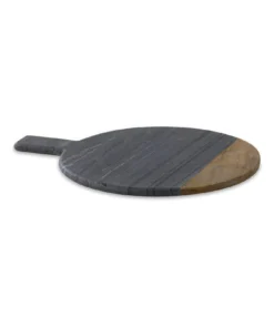 Nkuku Serveware Bwari Round Marble Board - Small - Grey 9 Nkuku Serveware Bwari Round Marble Board - Small - Grey