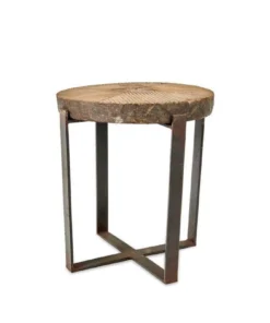 Nkuku Chakala Wooden Side Table Living Room