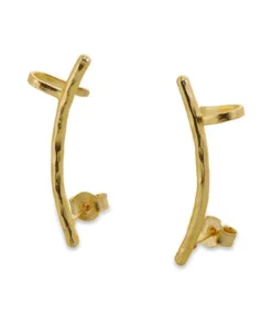 Nkuku Jewellery Gifts Chandpara Ear Climber Pair